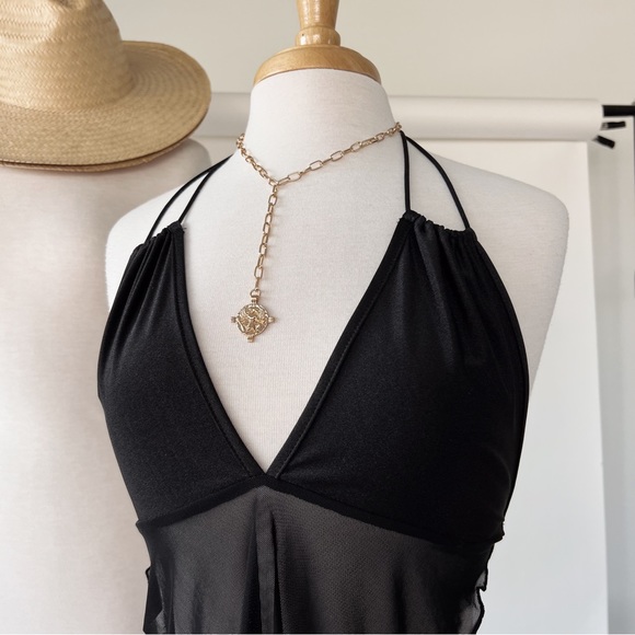 SOLD OUT ❌ OUT TO GET EM HALTER TOP - Picture 4 of 6